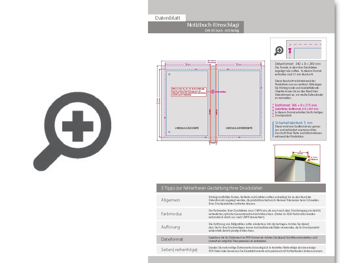 Product Bild notizbuch_din_a5_hoch__umschlag__hardcover_4_0-farbig__inhalt__64_linierte_inhaltsseiten