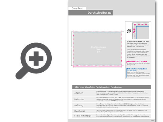 Product Bild durchschreibes__tze_din_a4_quer__6-fach__1_0-farbig