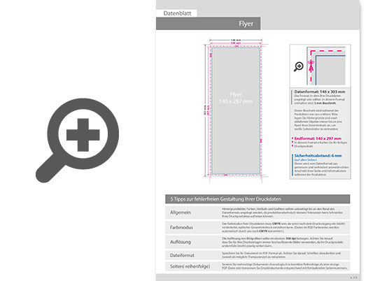 Product Bild flyer_14_0_cm_x_29_7_cm__einseitig_bedruckt